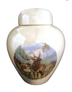 Elk urn | Silver Prairie Urns