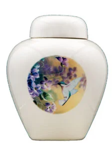 Hummingbird urn | Silver Prairie Urns